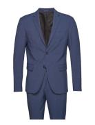 Plain Mens Suit - Normal Length Lindbergh Blue