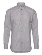 Small Check On White Bosweel Shirts Est. 1937 Grey