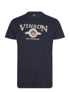 Jeffrey Reg Cot Vin M Tee VINSON Navy