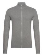 Melange Zip Cardigan Knit Lindbergh Grey