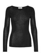 Chantelle Wool/Silk Long Sleeve Top CHANTELLE Black