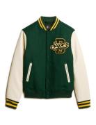 Varsity Wool Bomber Superdry Green