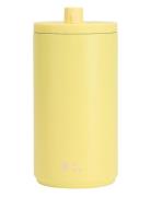 Travel Mug 350Ml Design Letters Yellow