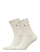 Th Women Sock Casual 2P Tommy Hilfiger Cream