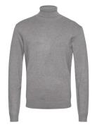 Mélange Roll Neck Knit Lindbergh Grey