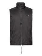 Padded Nylon Vest Rains Black