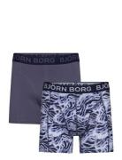 Cotton Stretch Boxer 2P Björn Borg Navy