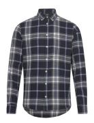 Cfanton Ls Bd Checked Shirt Casual Friday Navy