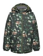 Winter Jacket Aop Mikk-line Green