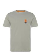 Halloween Embroidery Tee S/S Lindbergh Grey