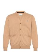 Classic Cotton V-Cardigan GANT Beige