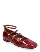 Luke Leather Ballet Flats ALOHAS Burgundy