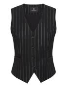 Decumariabbbielle Waistcoat Bruuns Bazaar Black