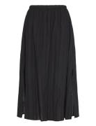 Tamara Embroidered Cotton Midi Skirt Malina Black