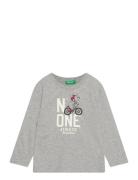 T-Shirt L/S United Colors Of Benetton Grey