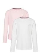 2 Pk Ls Tee Tommy Hilfiger Pink