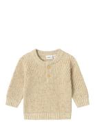 Nbmnesalle Ls Knit Name It Beige