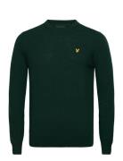 Cotton Merino Crew Neck Jumper Lyle & Scott Green