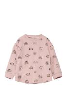 Sweatshirt Ls Aop Minymo Pink