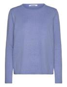 Srmarla O-Neck Roll Edge Knit Soft Rebels Blue