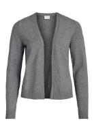 Viril Short L/S Knit Cardigan-Noos Vila Grey