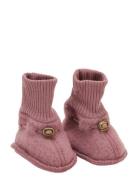 Wool Footies Mikk-line Pink