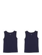 Rib Jersey 2-Pack Tank-Tops Copenhagen Colors Navy