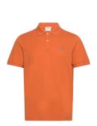 Reg Shield Ss Pique Polo GANT Orange