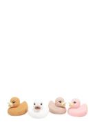 Bath Time Ducks, Set Of 4 In Box Magni Toys Patterned
