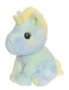 Unicorn, Rainbowcoloured, Yellow Teddykompaniet Blue