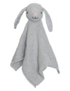 Teddy Baby, Organic Doudou Rabbit, Knitted Teddykompaniet Grey
