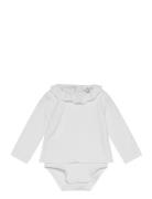 Ruffled Cotton Body Mango White