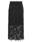 Vistacy Hw Ankel Skirt/R Vila Black