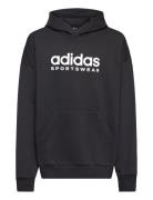 Fleece Hoodie Kids Adidas Sportswear Black