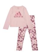 Lg Flwr Leg Set Adidas Sportswear Pink