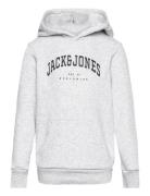 Jjecaleb Varsity Sweat Hood Noos Jnr Jack & J S Grey