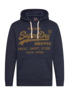 Classic Vl Graphic Hoodie Superdry Navy