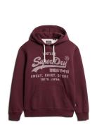 Classic Vl Graphic Hoodie Superdry Red