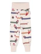 Bamboo Baby Pants Santa Dogs 65 86/92 Geggamoja White