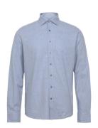 Bs Brush Casual Modern Fit Shirt Bruun & Stengade Blue