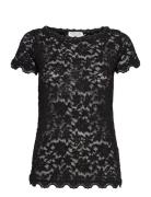 Full Lace T-Shirt Rosemunde Black