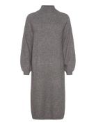 Yasbalis Ls Funnel Knit Dress S. Noos YAS Grey