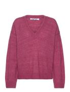 Srallison V-Neck Knit Soft Rebels Pink