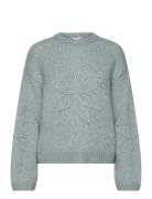 Objrubin Knit L/S Re Pullover 134 Object Blue