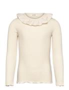 Nmfoline Ls Slim Top Lil Lil'Atelier Cream