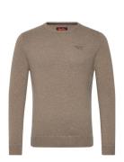 Essential Slim Fit Crew Jumper Superdry Beige