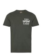 Machined Goods Workwear Tee Superdry Green