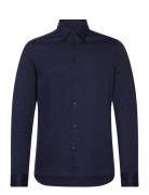 Marlon Ls Jersey Slim Shirt J. Lindeberg Navy