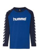 Hmlboys T-Shirt L/S Hummel Blue