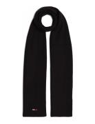 Tjw Elongated Flag Scarf Tommy Hilfiger Black